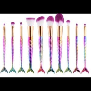 Make up brush set
